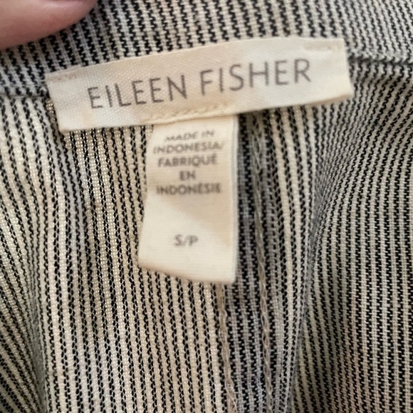 EILEEN FISHER Organic Cotton & Linen Jacket Size PS - Picture 3 of 5
